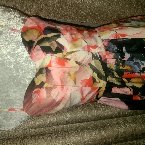 Anthropologie Corey Lynn Calter Multicolor Floral Midi Dress - Picture 4 of 10